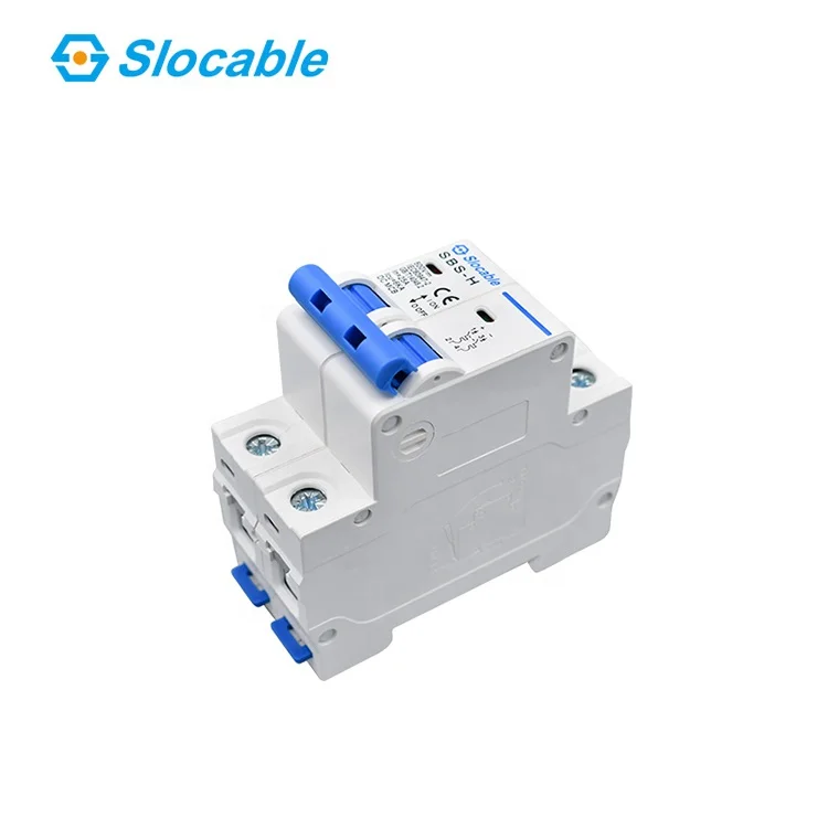 Slocable Hotsell Waterproof 1P 3P 2P 4P 500V 750V 1000V 10A 25A 32A Solar MCB DC Circuit Breaker for Solar System