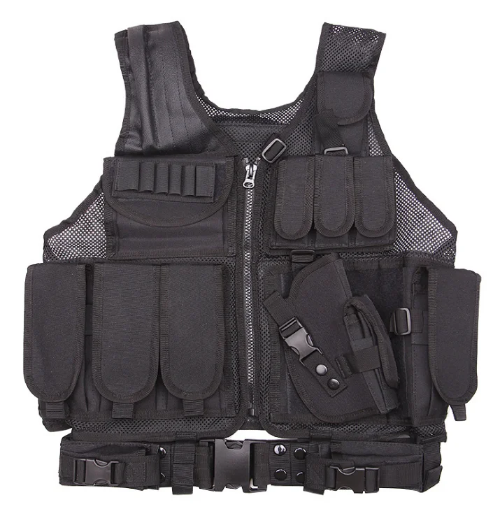 Can Hold Water Bag Multi-functional Combination Extended Vest CS Camouflage Outdoor Tactical Net Vest