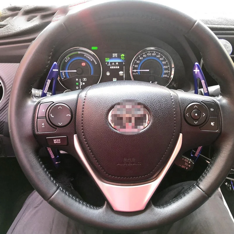 Savanini Aluminum Steering Wheel Shift paddle Shifter Extension for Toyota REIZ LEVIN Camry Corolla Zelas Car styling