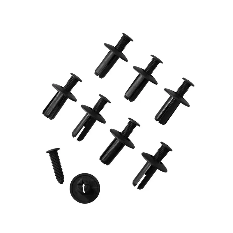 Factory supply black long screw clips black panel clips automotive plastic clips rivets universal in the car