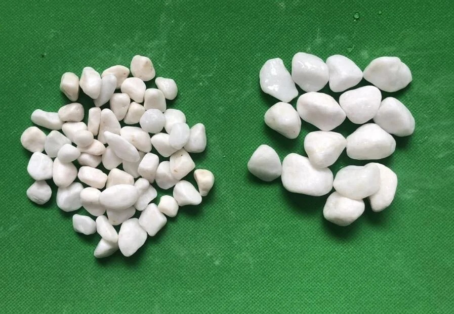 Decorative Landscaping White Marble Pebble Stone