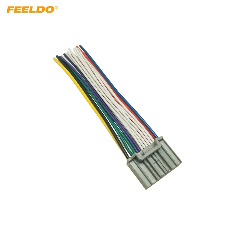 Car Stereo Audio Radio Wiring Harness Adapter For Honda CRV Greiz Gienia Envix CD Player Plug Cable