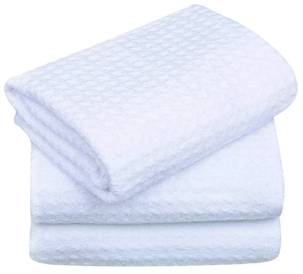 Microfiber Waffle Cleaning Solid Color Kitchen Tea Dish Towel