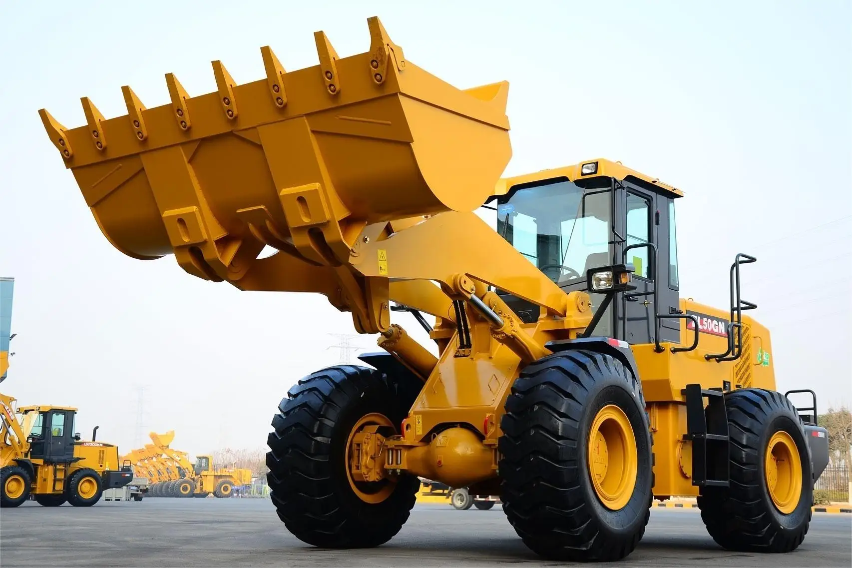 Loader ZL50GN 5 Ton Wheel Loader With 3.0Cbm Bucket Front Loader