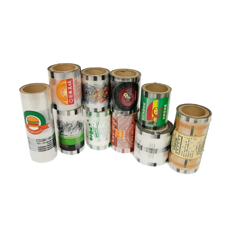 wholesale custom logo eco-friendly printing food packaging plastic laminated roll film