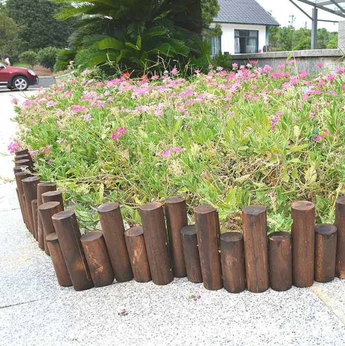 Garden Wares Wood Fencing Minisize Fencing For Small Garden Natural Wood Fences Decoration Useful Outdoor Furniture