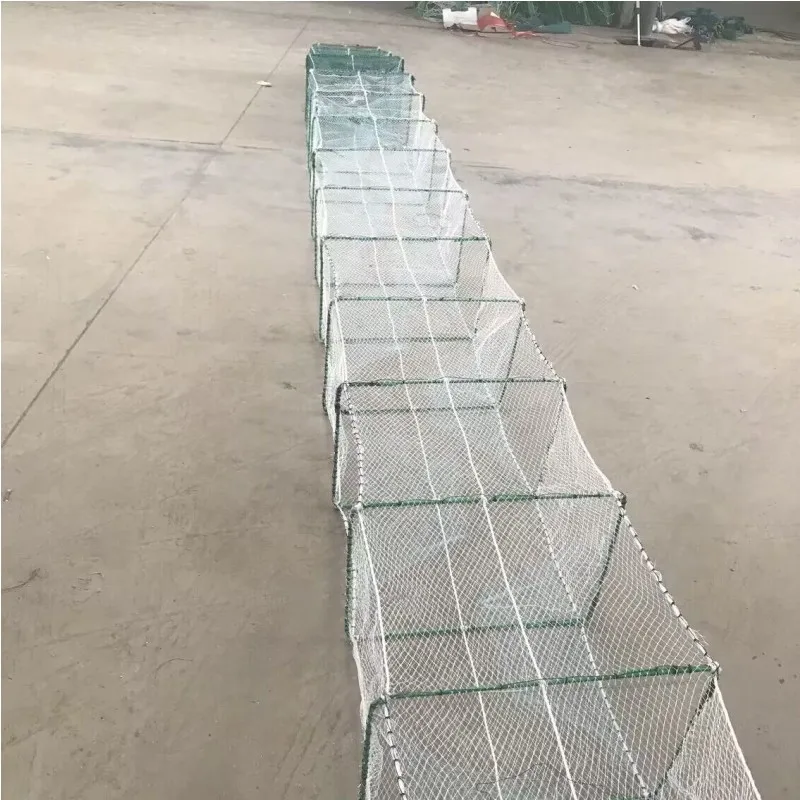 Ground cage trap steel wire coated with plastic tube fishing cage shrimp trap