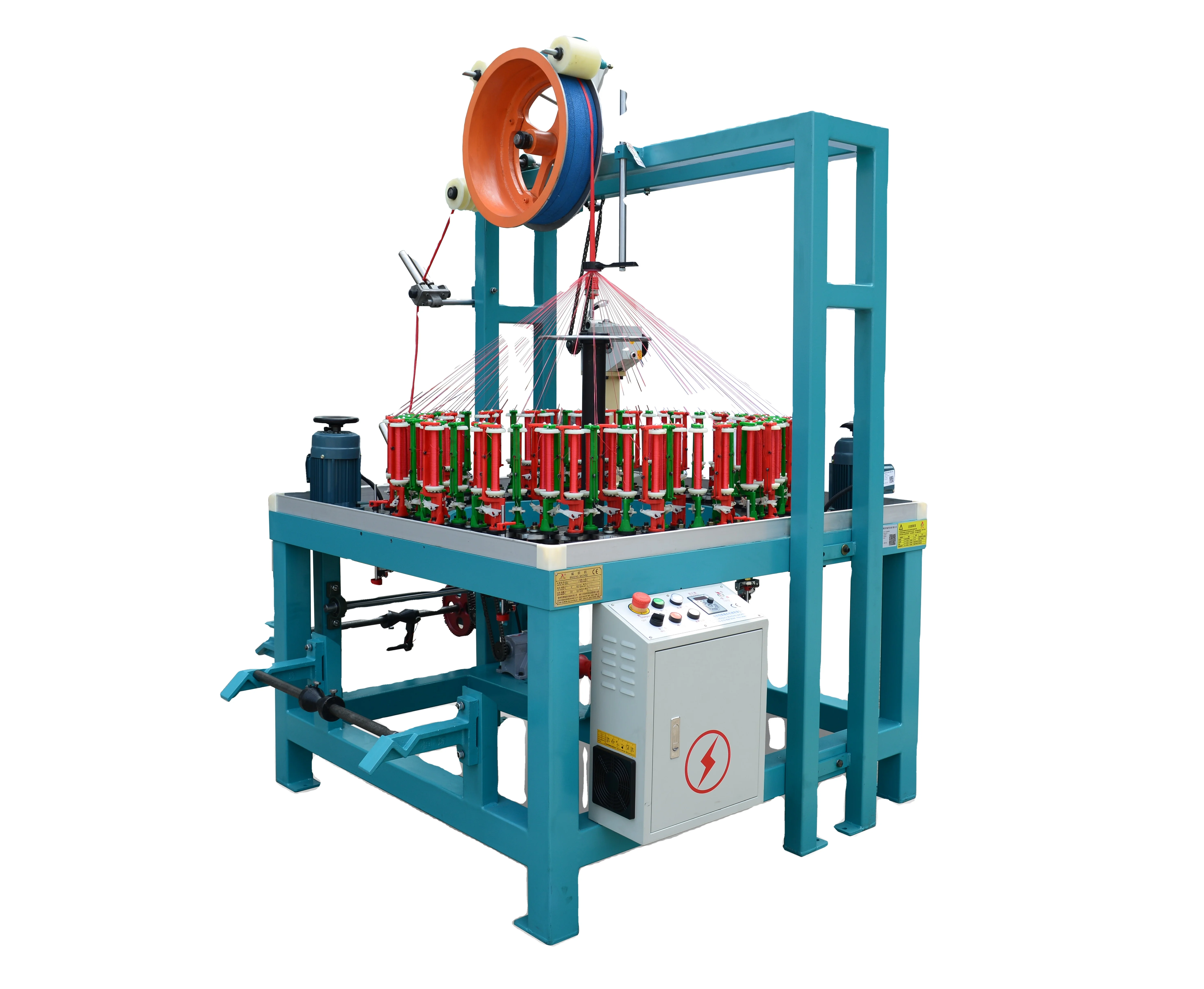 64 Carrier Fiberglass Sleeves High Speed Braiding Machine