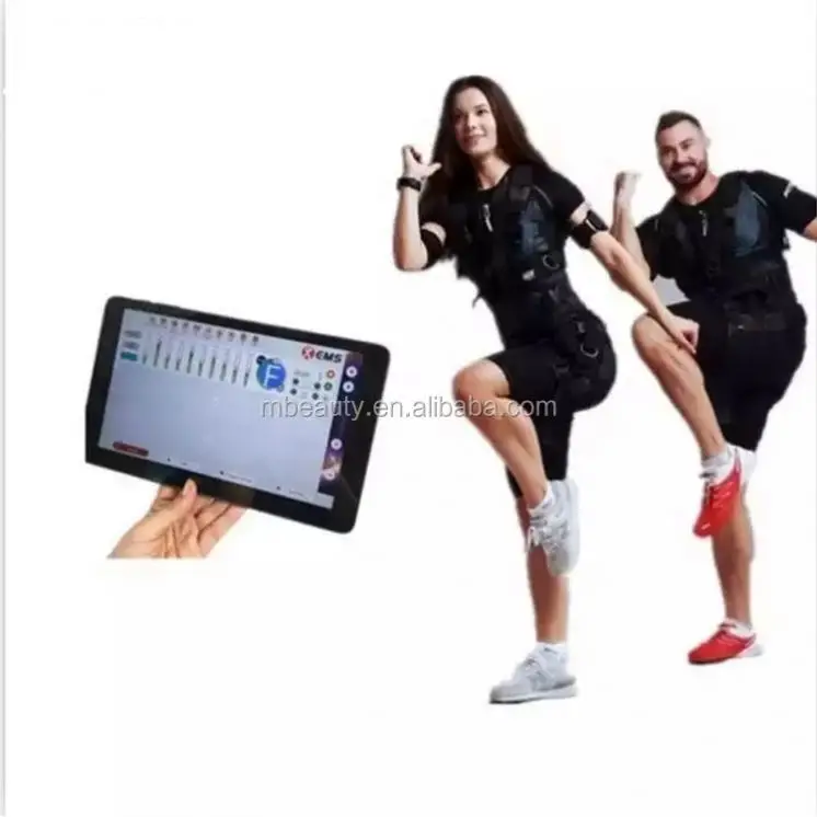 SBODY ems suit with machine home use lose weight fitness equipment ems training fitness equipment ems controller machine