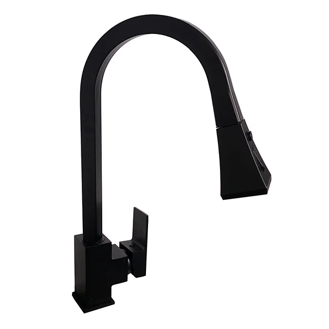 304 Stainless Steel Pull Out Sprayer Kitchen Faucet Taps