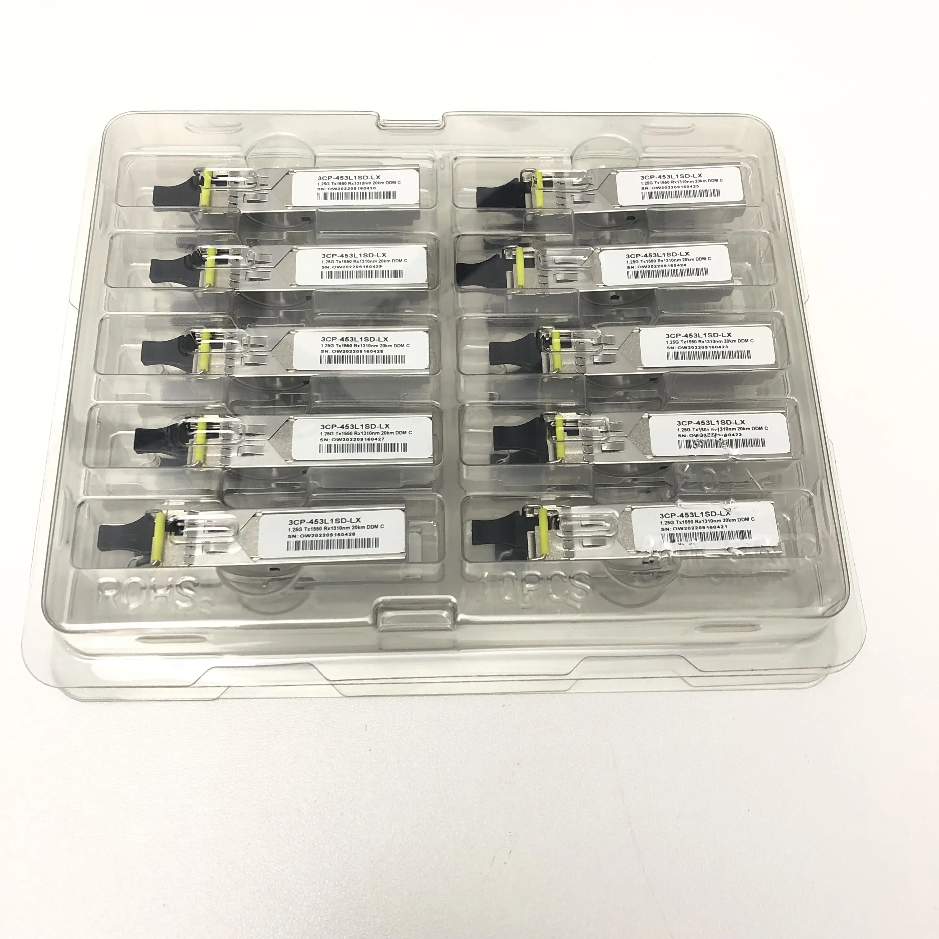 1.25G 1gb SMF SC 1310nm TX/1550nm RX low cost SC/LC SFP Module