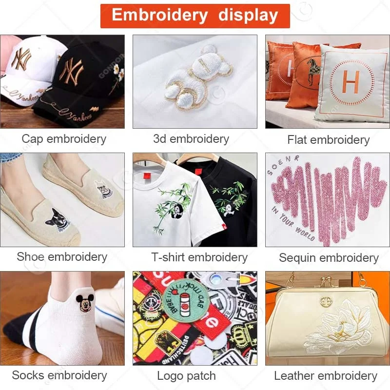 Industrial Maquina De Bordar Ropa Bordadora Semi Embroidery Machine Computerized Price 6 Needle Head in Pakistan