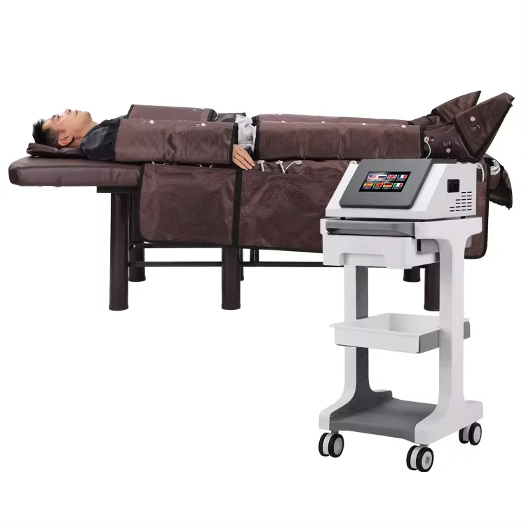 3 in 1 Infrared Air Pressure Pressotherapy shape body Weight Loss Lymphatic Drainage Suit  Machine