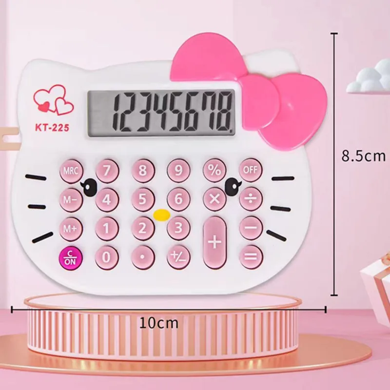 Hot Sale Anime Student Handheld Calculator kawaii anime HelloKittyKuromi desk calculator office school stationery student gifts