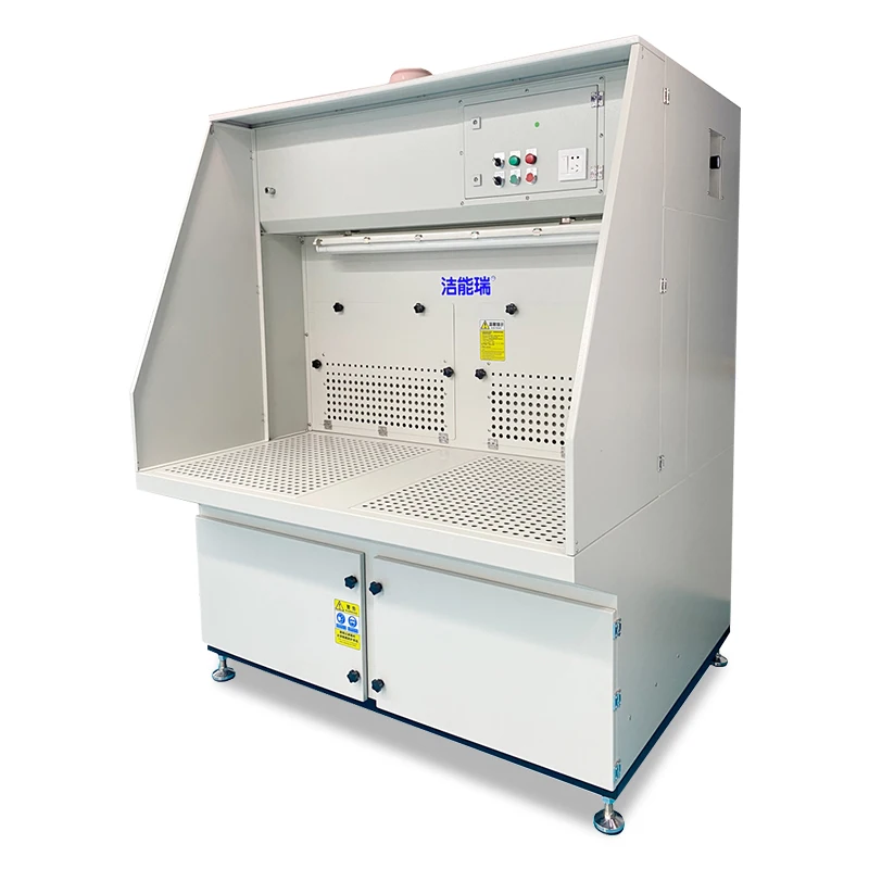 Industrial dust collector suppliers  1.6 meter polishing welding smoke extraction HEPA filter downdraft extractor