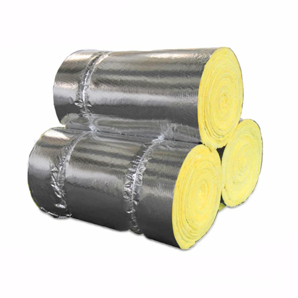 Funas Fiber Glass Wool For Roofing Heat Insulation Glass Wool Blanket