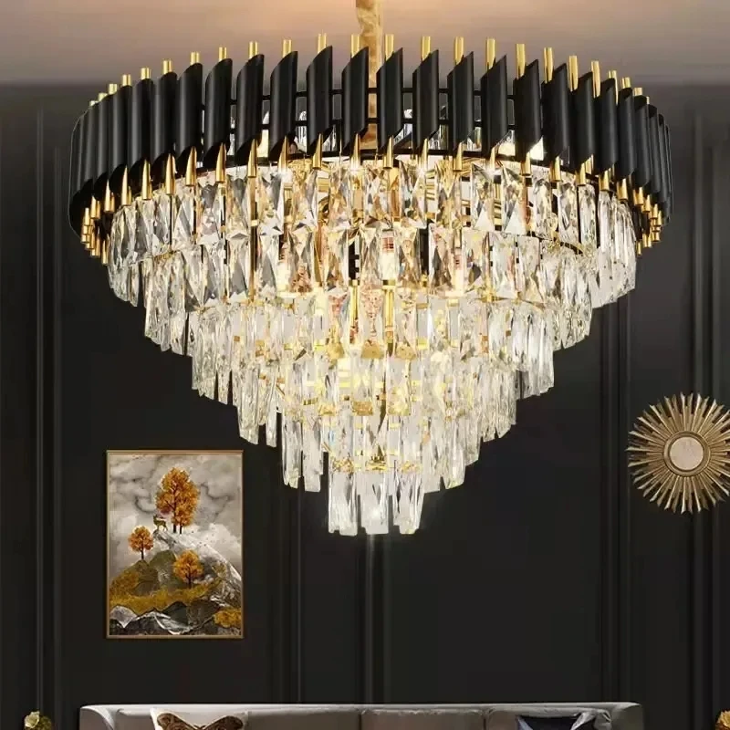 Decorative Luxury French Empire Crystal Chandelier For Living Room Lamp Simple Modern Ceiling Bedroom