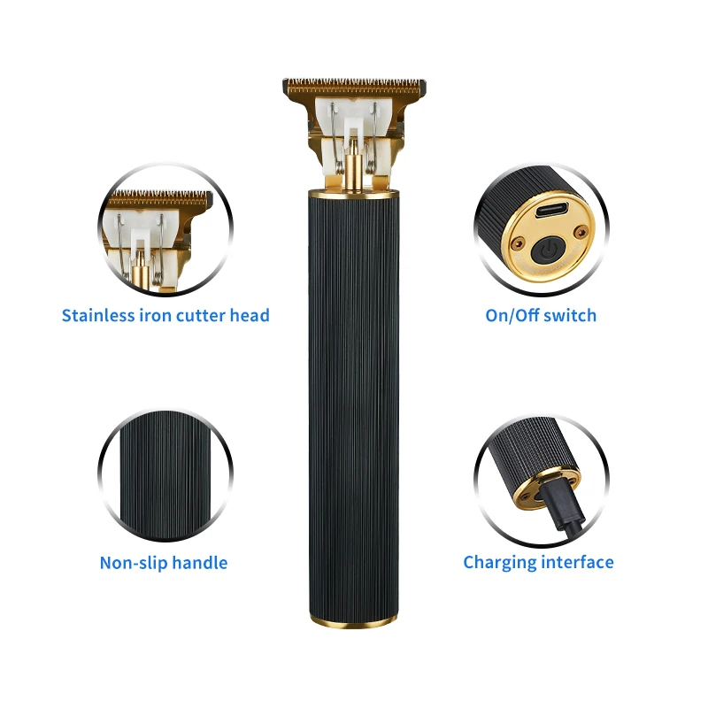 Wholesale Custom Hair Clipper Man Haircut Hairdresser Profesional Shaver Trimmer Vintage T Hair Trimmer