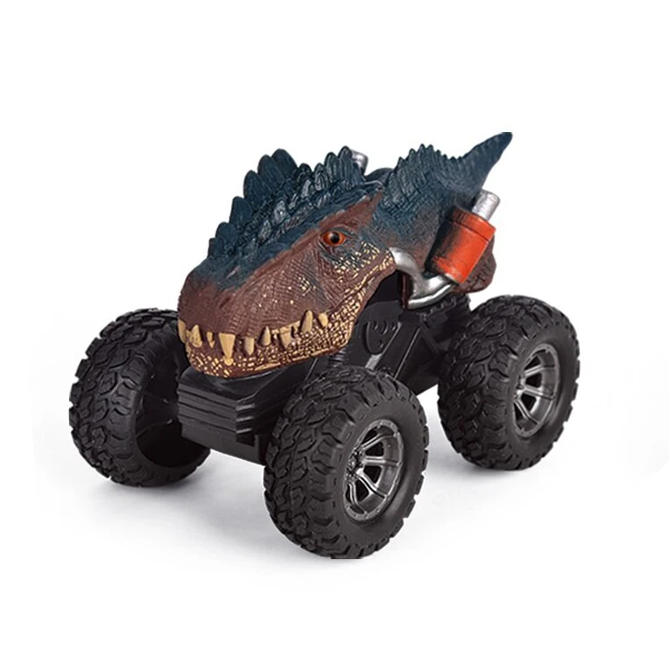 Kids educational dinosaur car toy mini pull back car dino toys