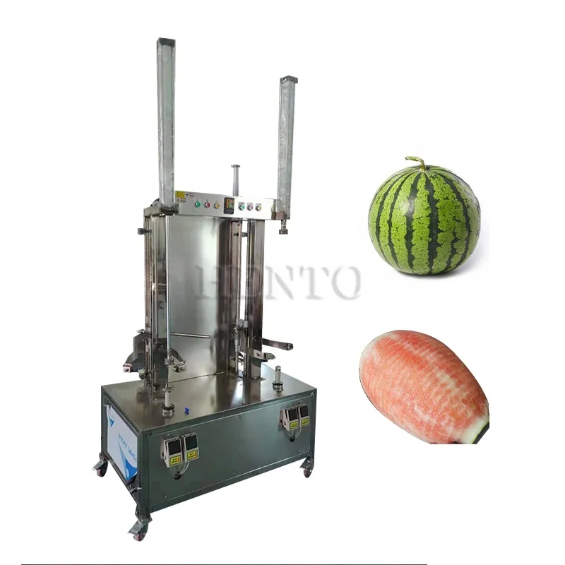 Large 250pcs/h Double Head Pumpkin Peeling Machine / Grapefruit Peeler Machine Automatic / Peeling Fruit and Vegetable Machine