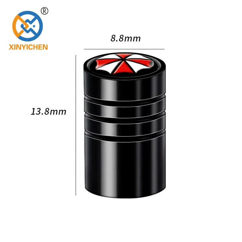 Color Aluminum Alloy Air Dust Cover Caps with Custom logo Wheel Tire Rim Valve Stem Caps