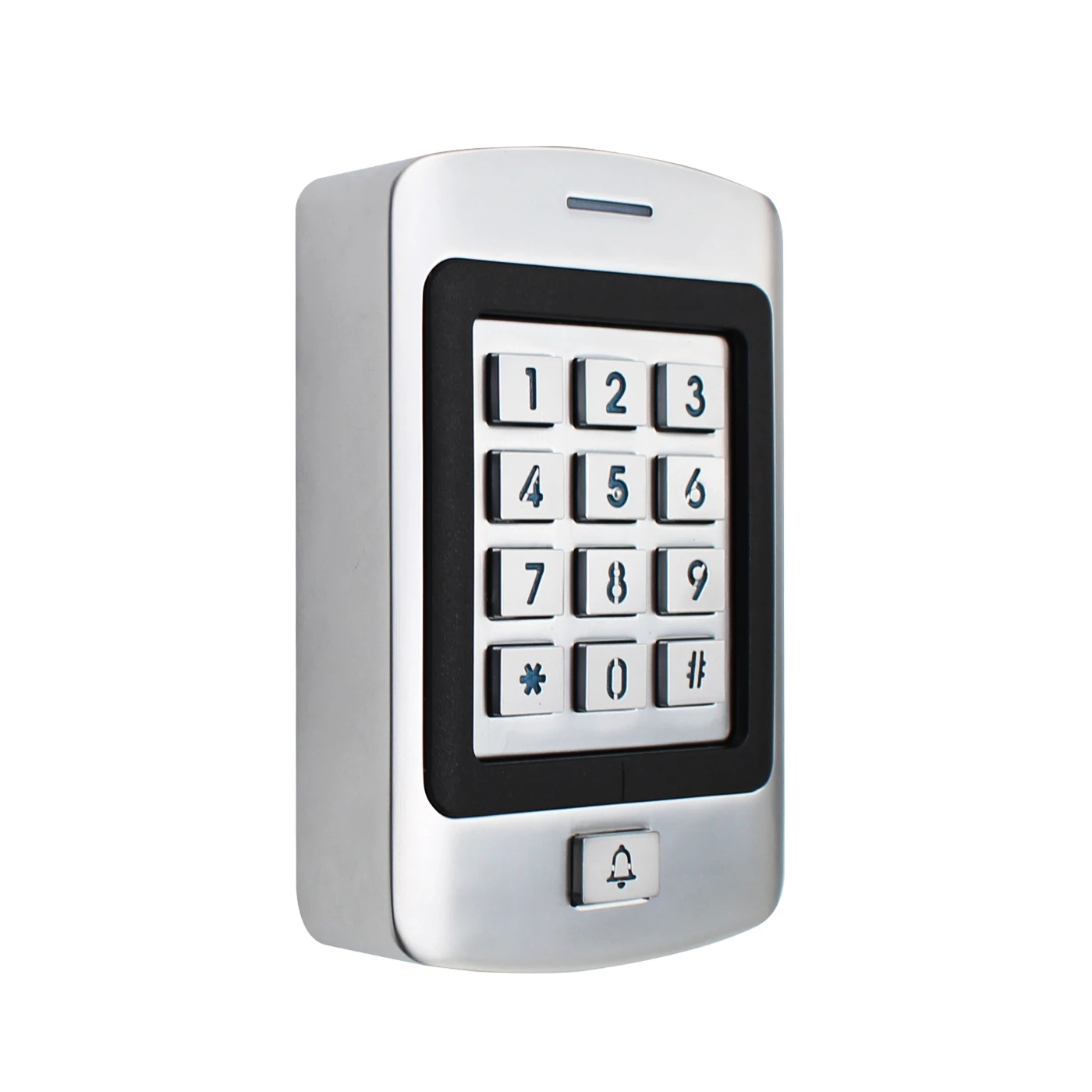 Secukey IP66 Metal 125KHz RFID Proximity Keypad Reader  Access Control Keyboards with Doorbell
