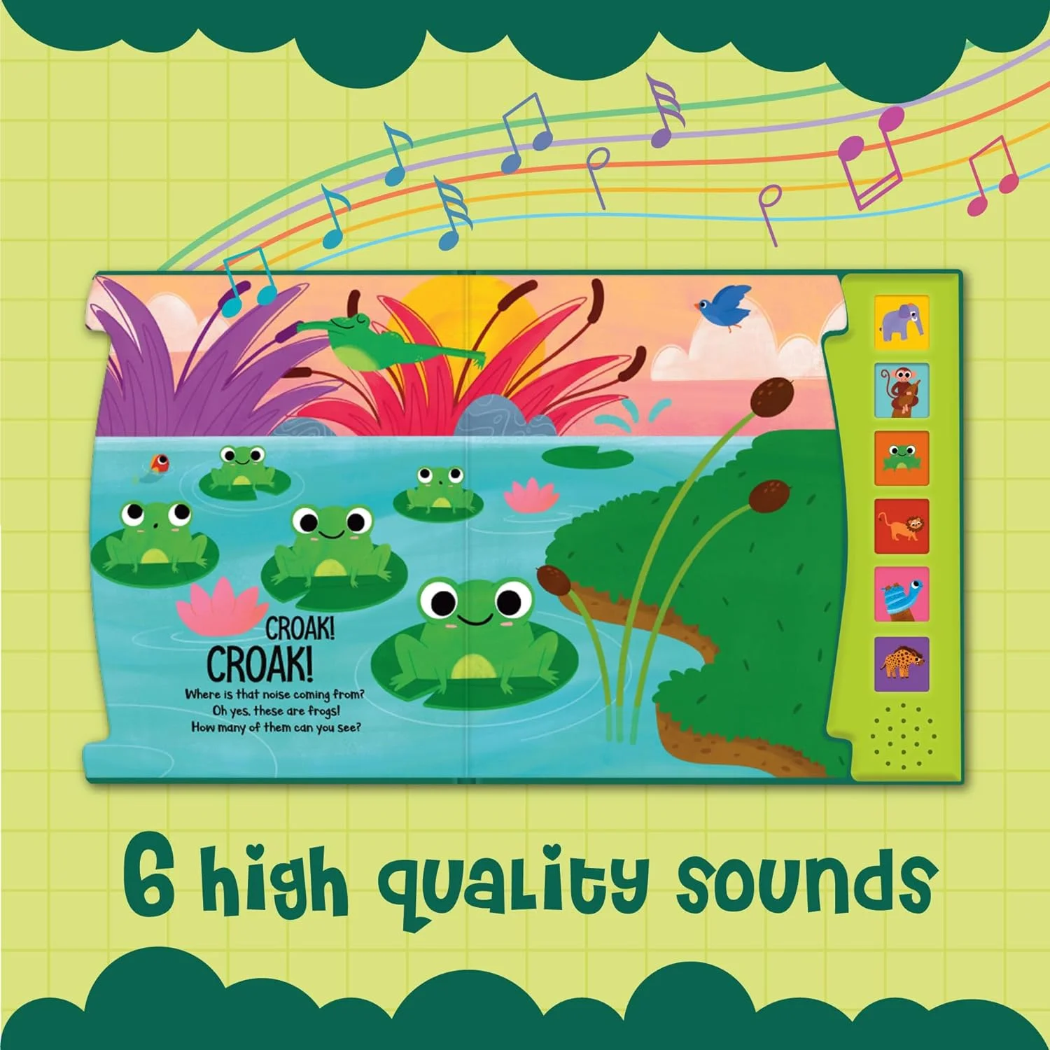 Custom Design Push Button Sound Book Multiple Nursery Rhymes Musical Book Child Song Books