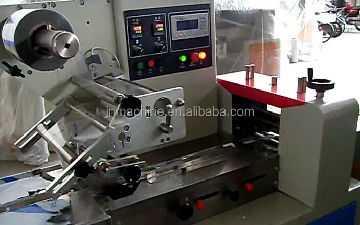 High Speed Automatic Bread Biscuit Loaf Bread French Toast Baguette Croissant Flow Wrapping Packing Machine