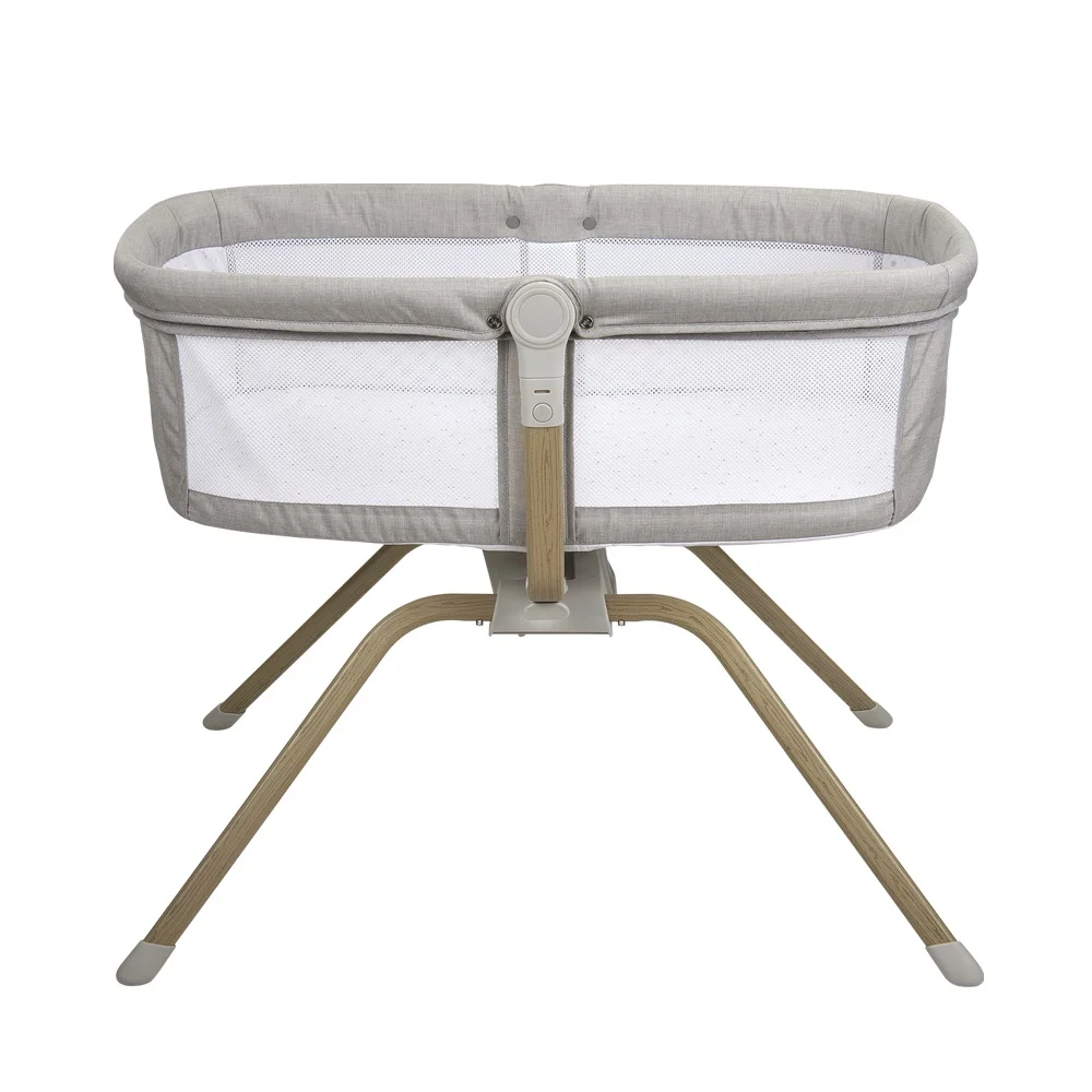 2022 New Portable and swingable Baby bedding Bassinet /Cradle/ wood look Baby Cribs