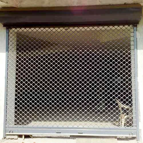 Fireproof Horizontal Vertical Standard Mesh Rolling Shutter Door Sizes With Foam