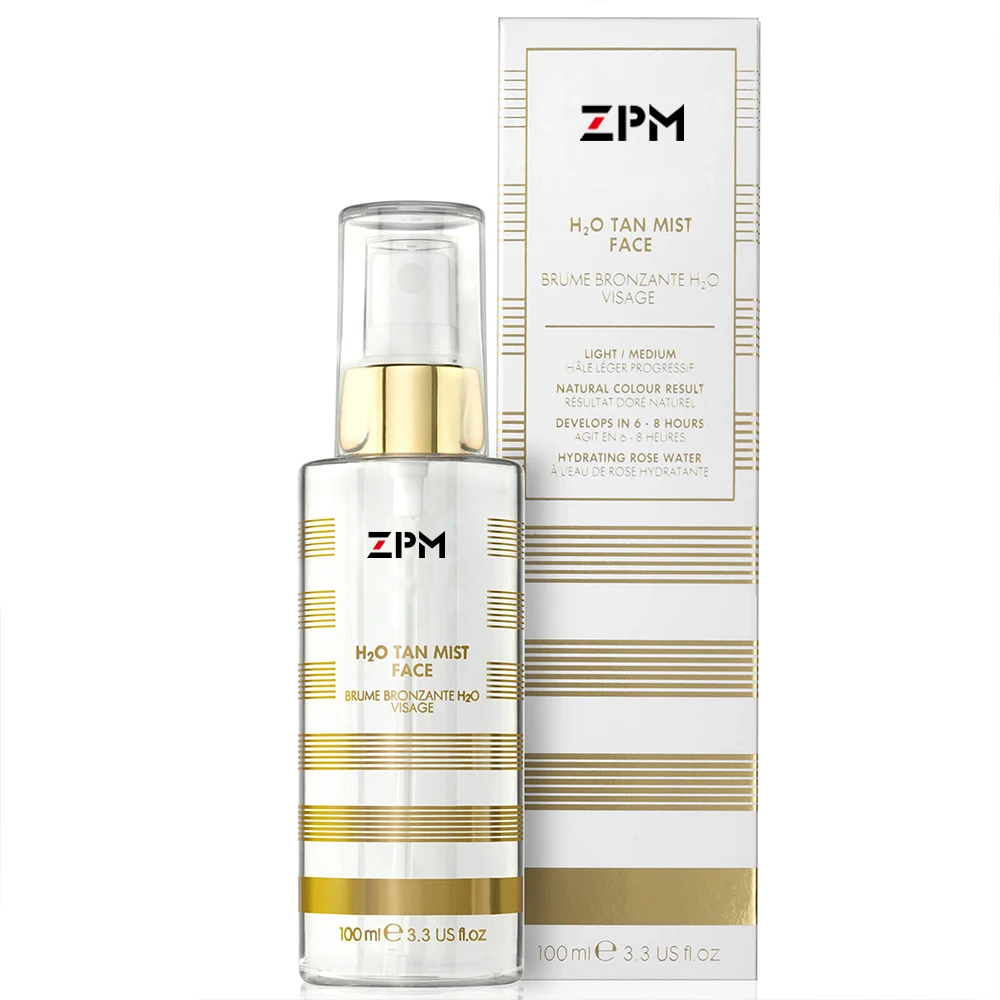 ZPM OEM/ODM Private Label Natural Anti Aging Sunless Tanning Spray Self Tan Bronzing Water For Body