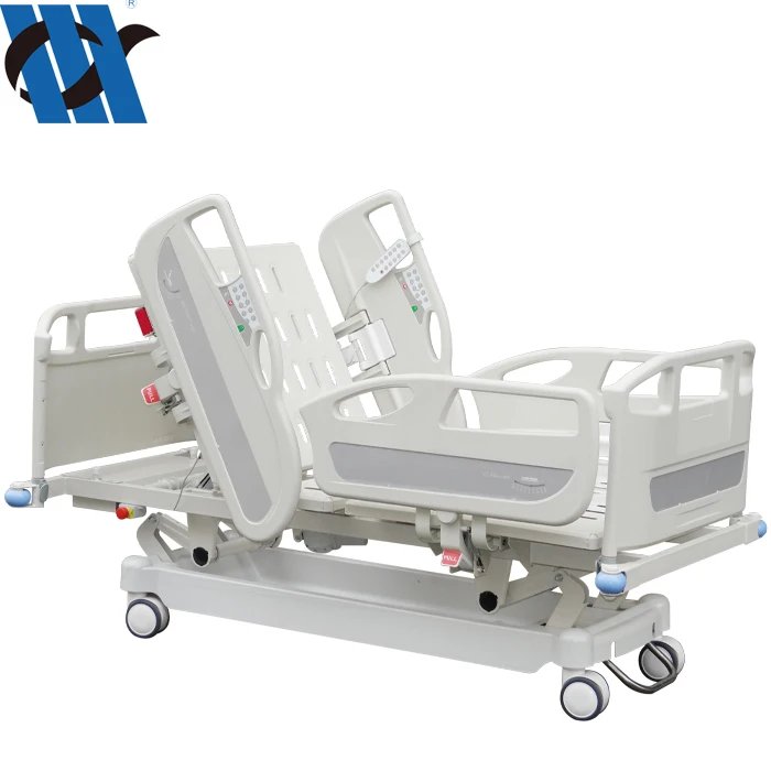 YC-5618K(I) Manufactured Nursing Hospital Bed Electric ABS Board Five Functions ICU Patient Bed