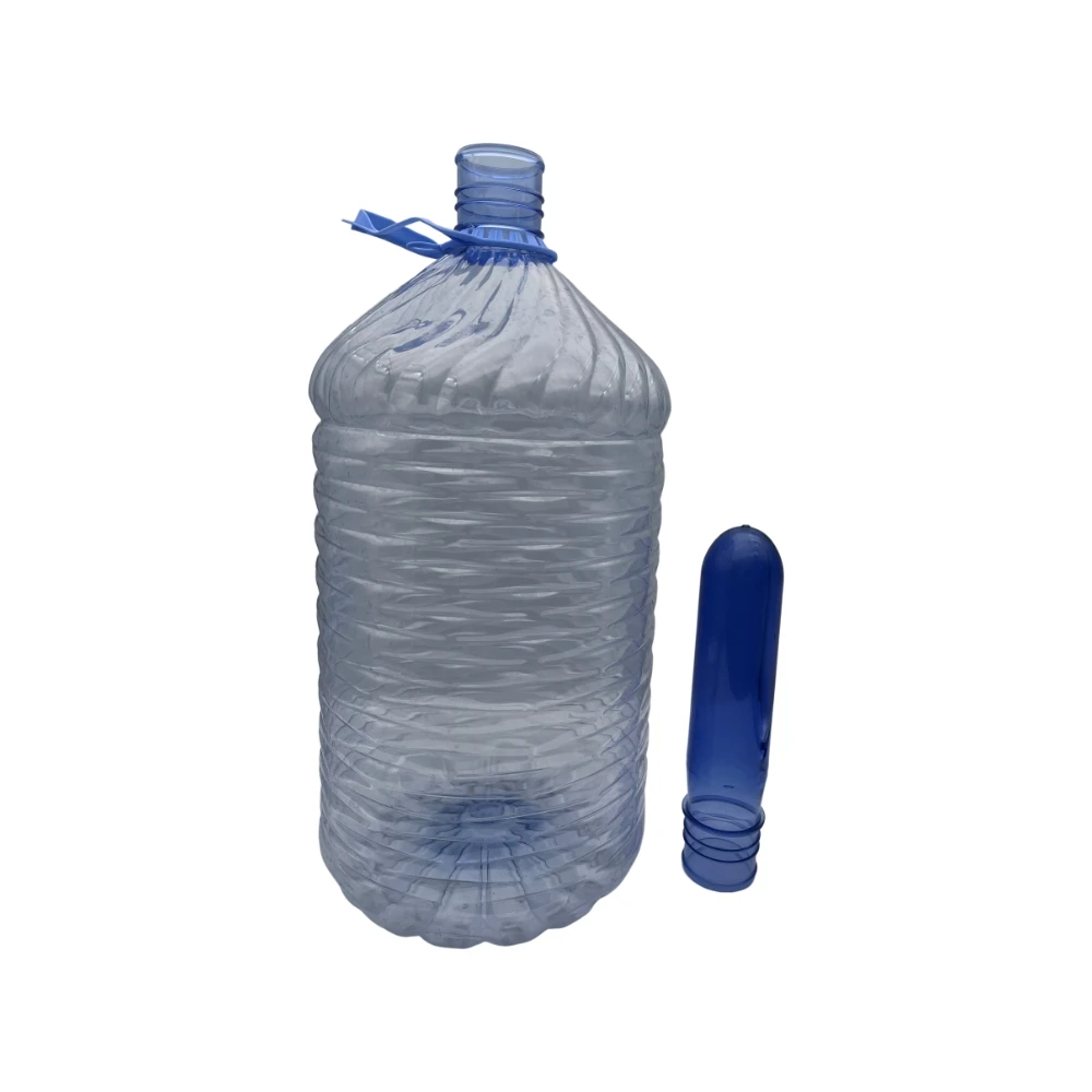 China 55mm Neck 250g ,270g  Blue Color Mineral Water plastic bottle preform  PET Preforms PET bottle