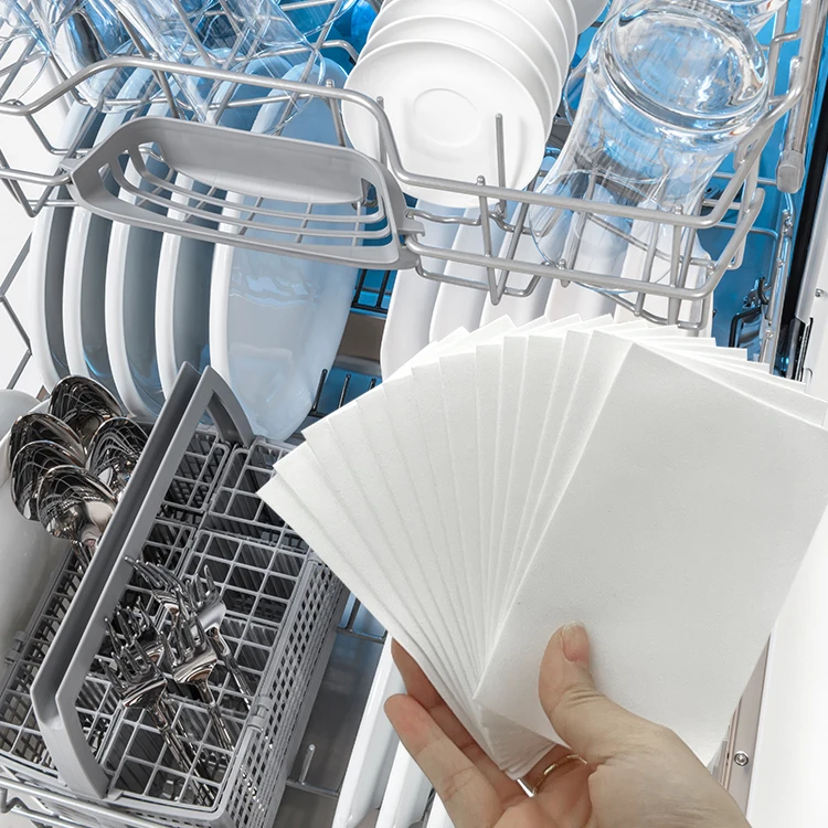 high quality low cost biodegradable paper sheets dish wash high foam dish washing strips