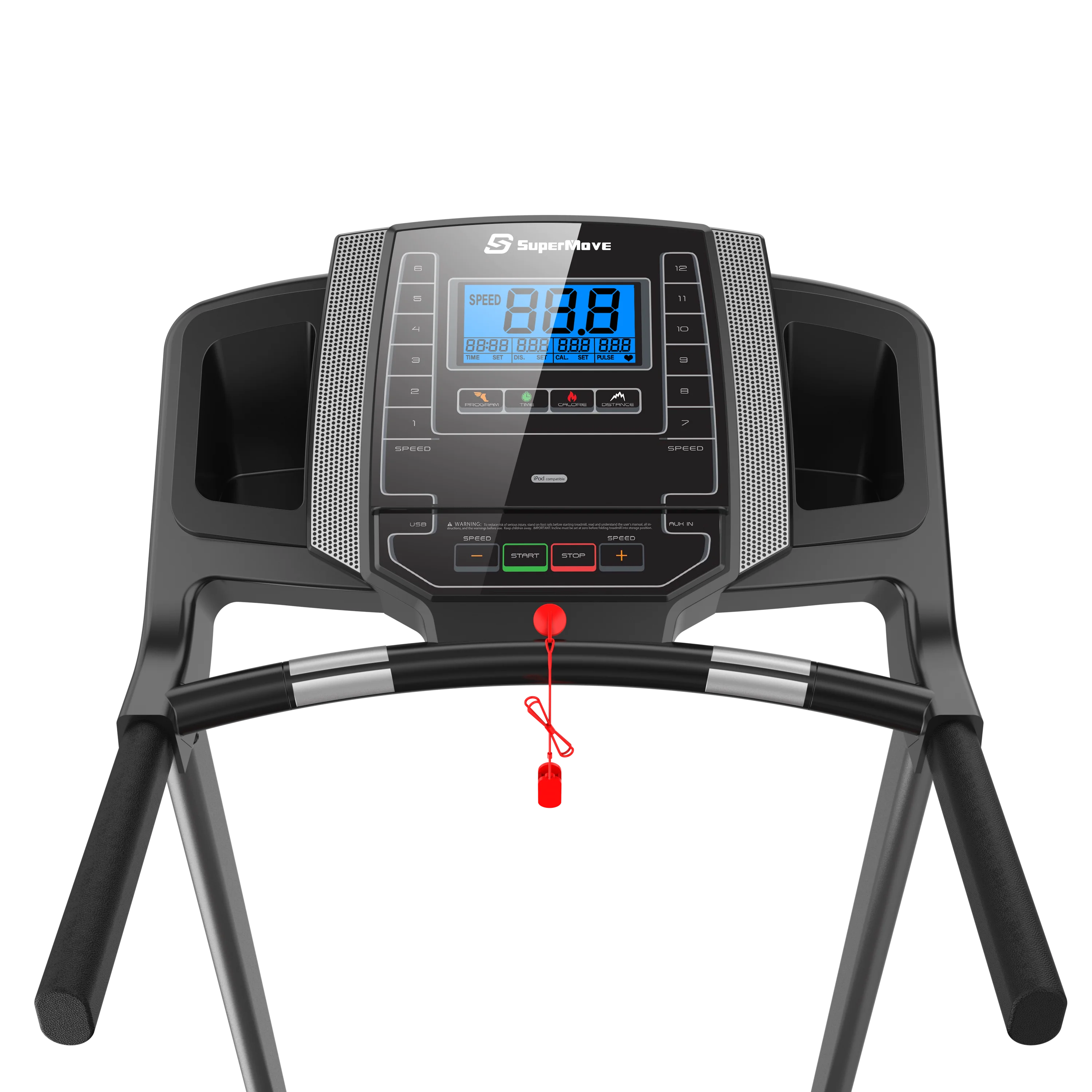 Двигатель SuperMove для беговой дорожки 2,0 л. С., постоянный ток, опционально с импульсным датчиком, автоматическая смазка, для домашнего использования