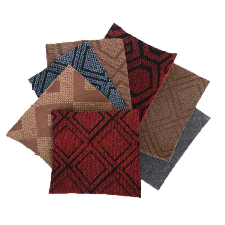 HENGJIU Factory decorative office hotel parlor hallway  polyester needle punched jacquard red carpet for events runner rugs