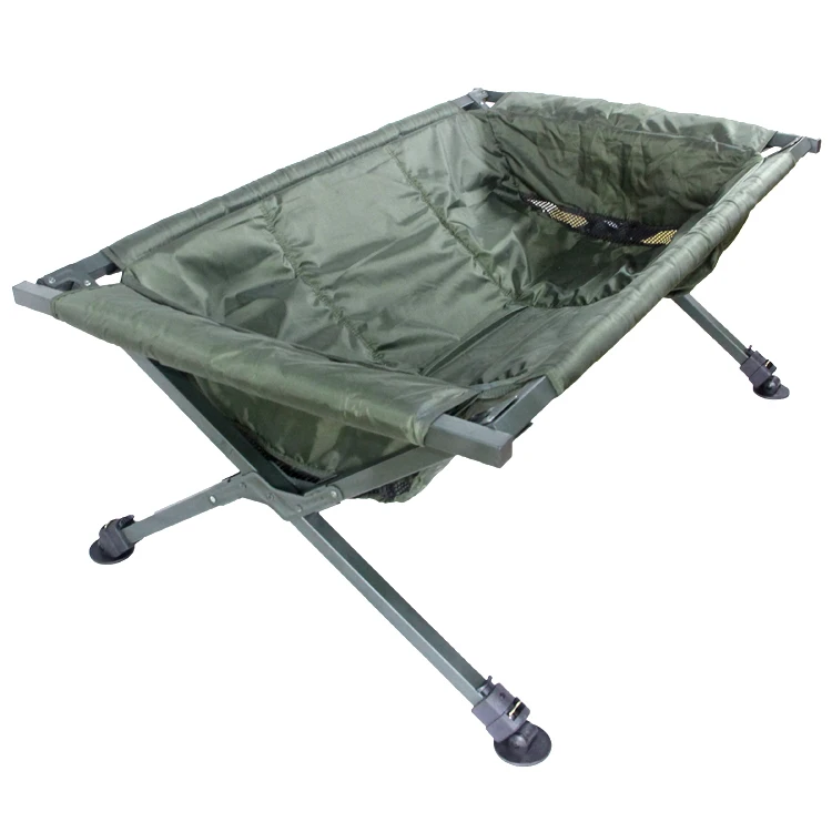Selco oem Oxford fabric 120cm length Adjustable leg Folding Carp Fishing Equipment Carp Cradle