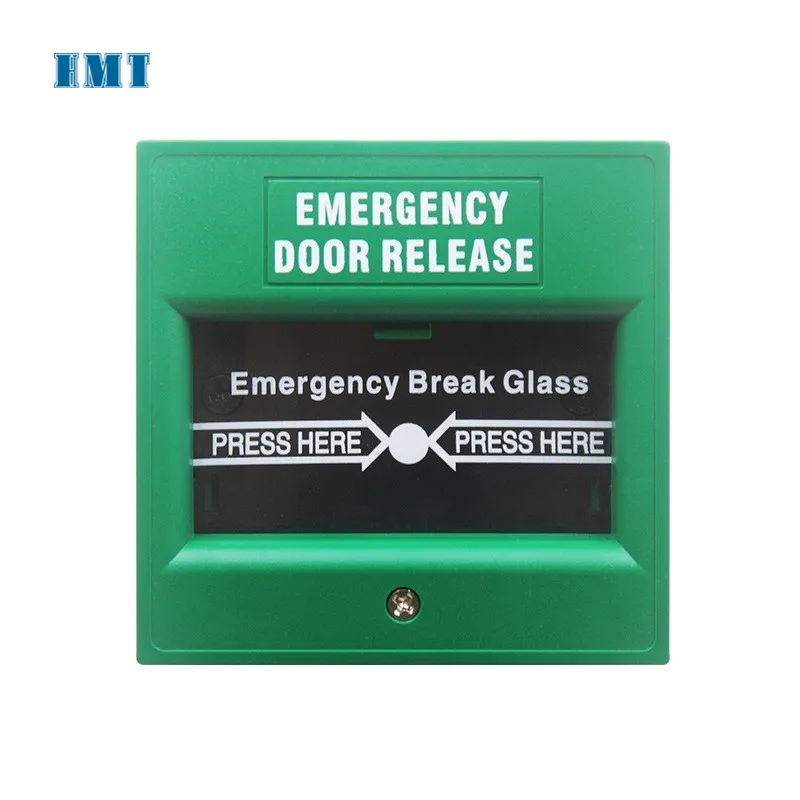 Alarm blue emergency break glass exit button manual call point door release emergency door release button