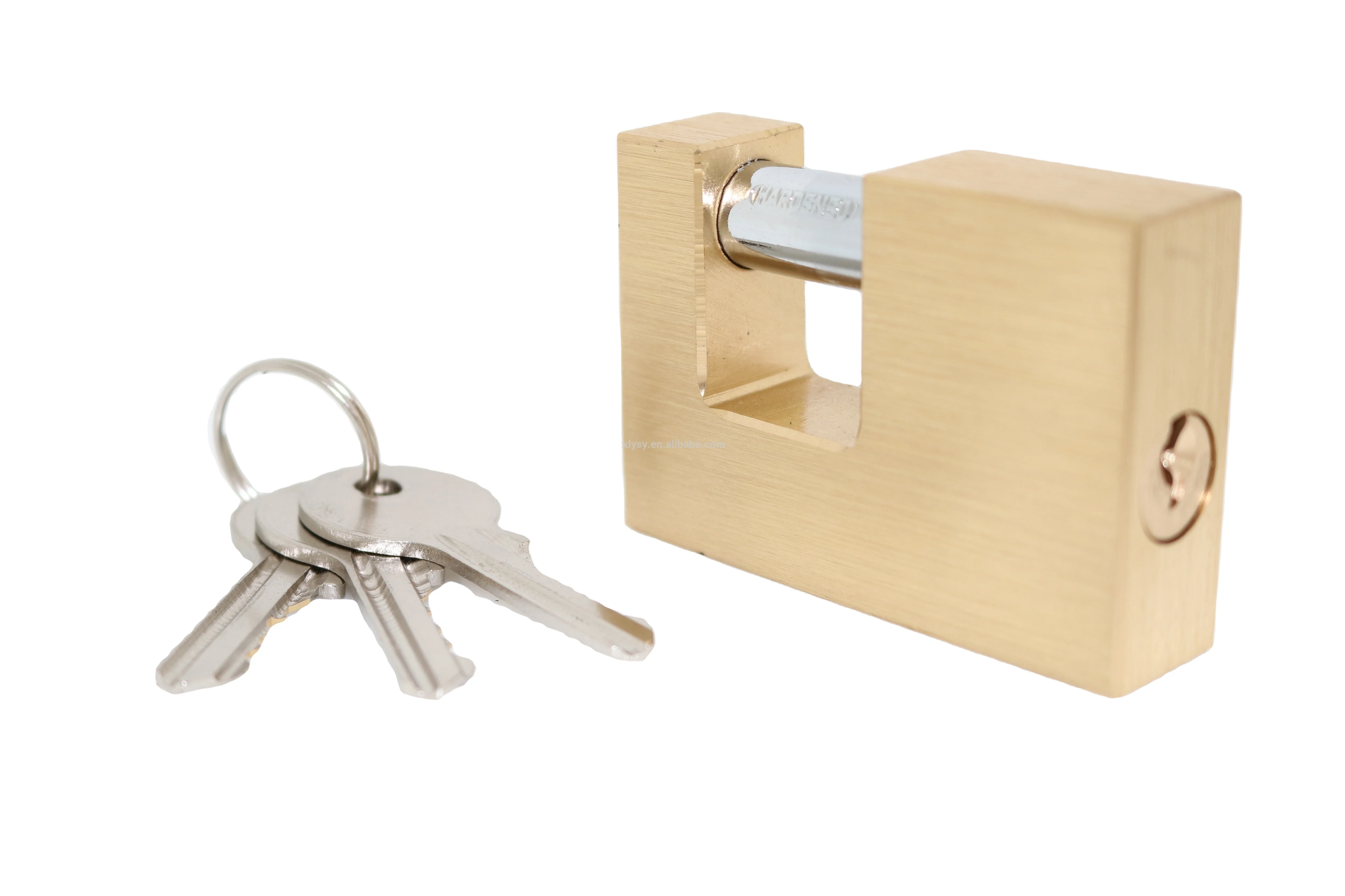 50 мм-90 мм Прямоугольный латунный навесной замок