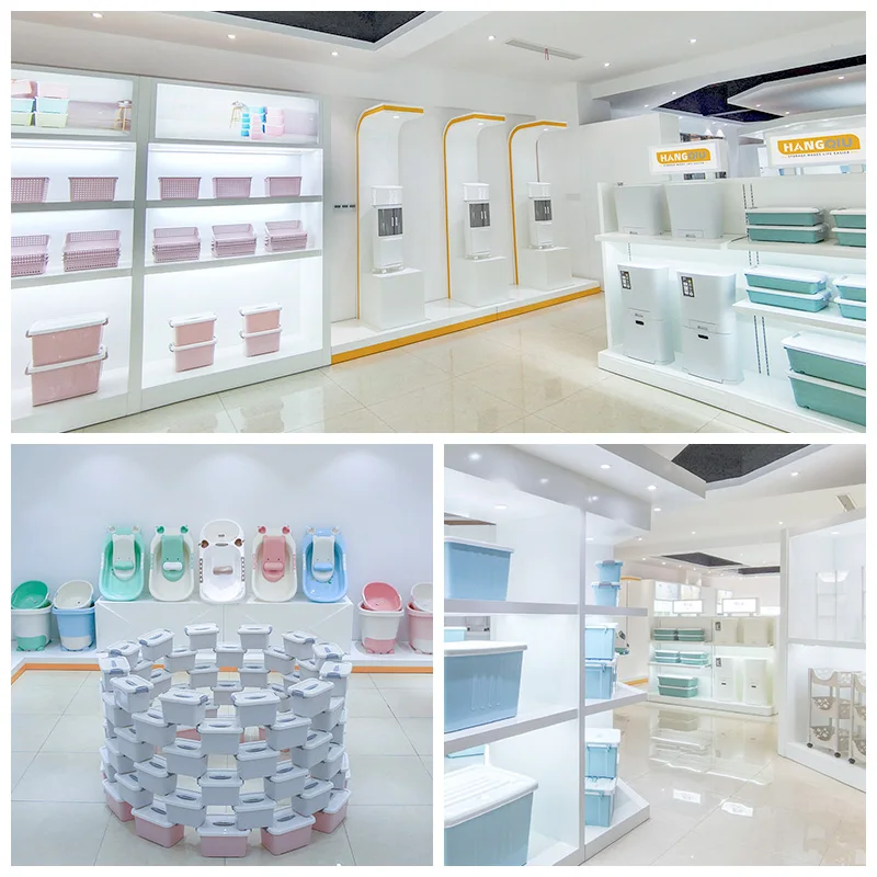 Wholesale small large capacity clothing organizer office storage transparent plastic pp storage box container