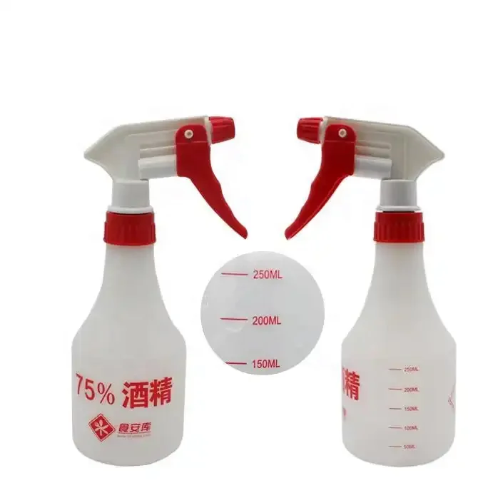Shianku Food Grade Industrial 75% Alcohol Sprayers 350 ML Plastic Spray Bottle