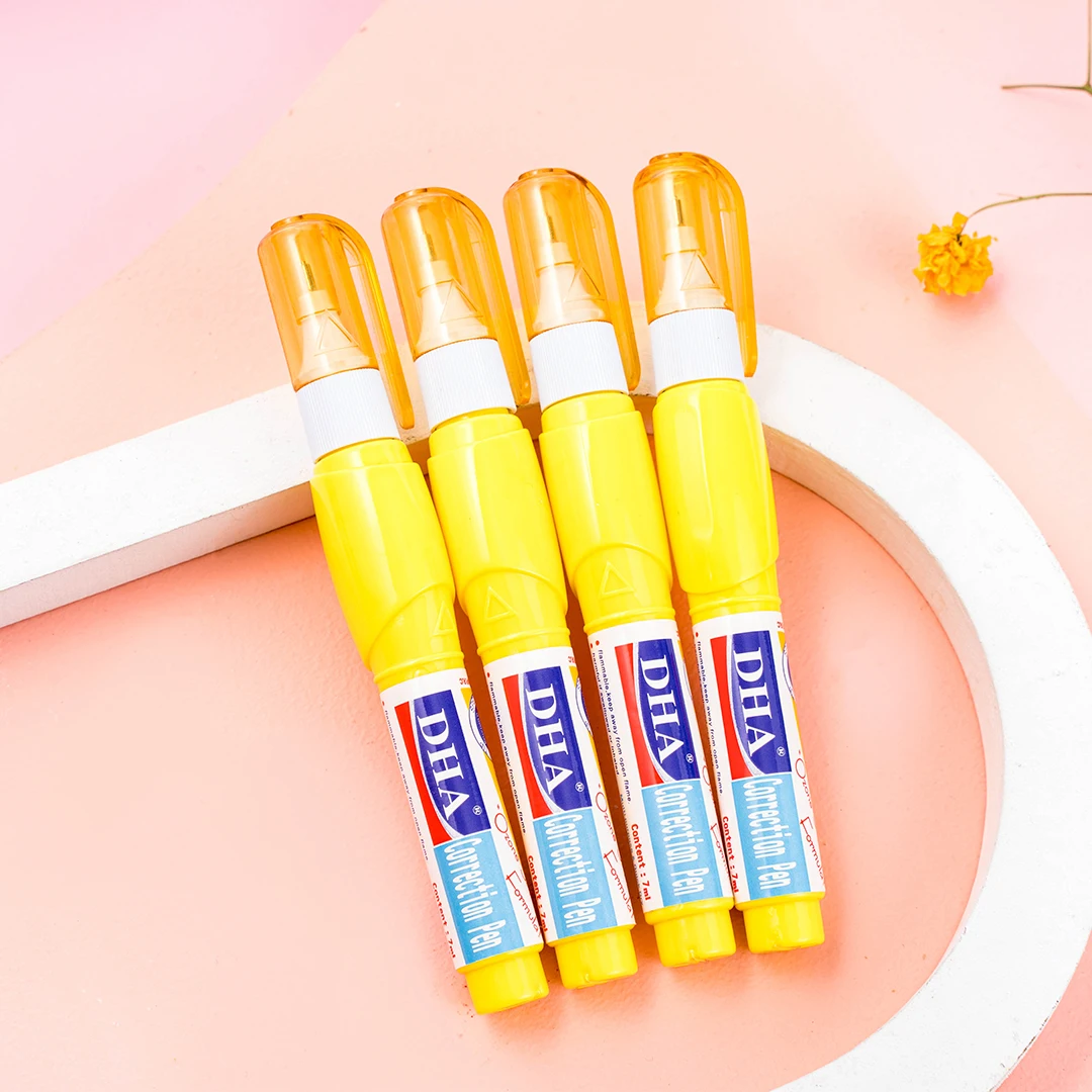 School Stationery Set Correction Fluid Hot Selling Ink Pen 4ml Correction Pen for School