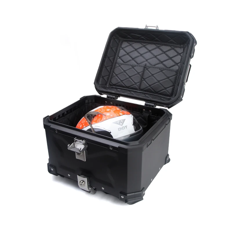 BK 45L bike luggage carrier jtan aluminum alloy side luggage pannier alloy top case motor trunk box motorcycle tail boxes
