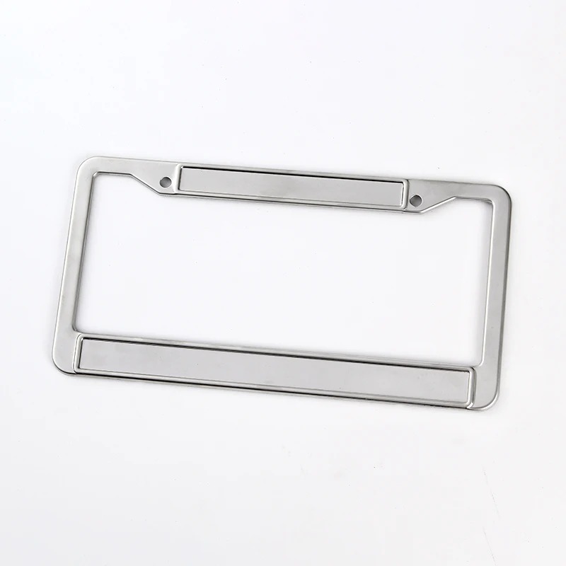 Professional Design Custom Personalized  Universal Motorcycle Sublimation License Plate Frame