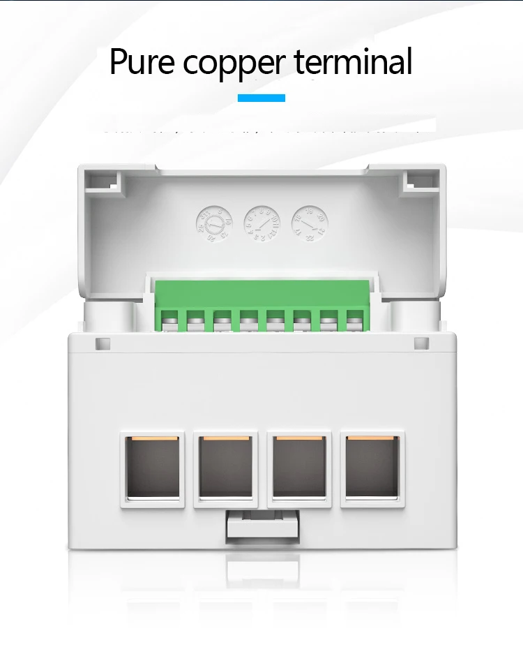 CHINT Superior Quality utility type DDSU666 Single-phase electronic DIN guide rail digital watt-hour power meter energy meter