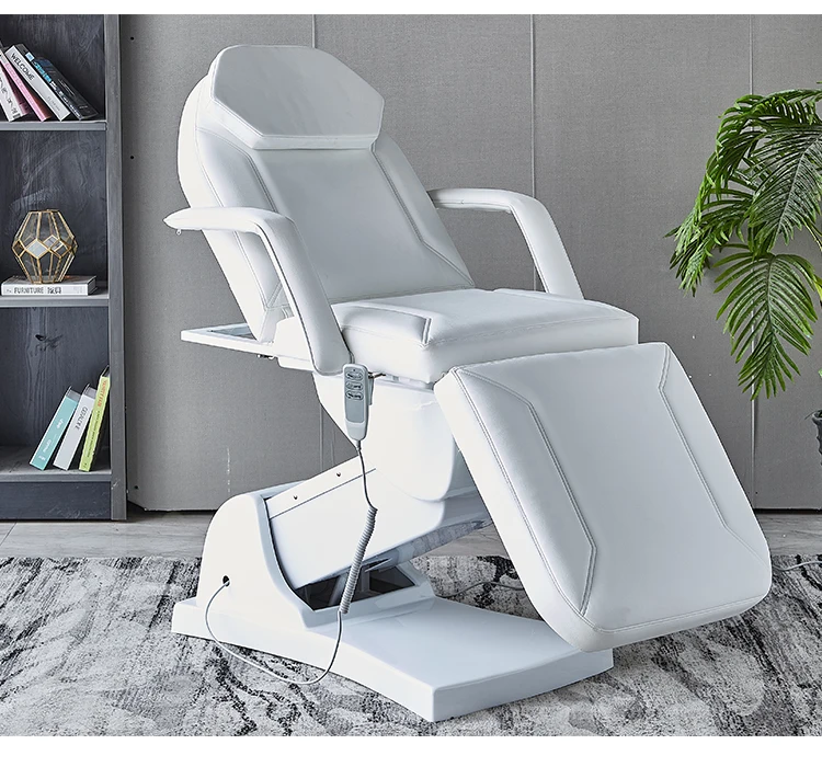 Luxury Multifunctional Beauty Salon Chair: 1-Motor Electric Massage Bed for Facials, Eyelash Treatments, and Thai Massage