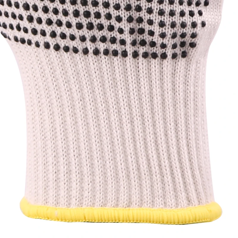 XINGYU Construction Labor Protection Gloves PVC Double-Sided Bead Anti Slip Thick Knitted Gloves