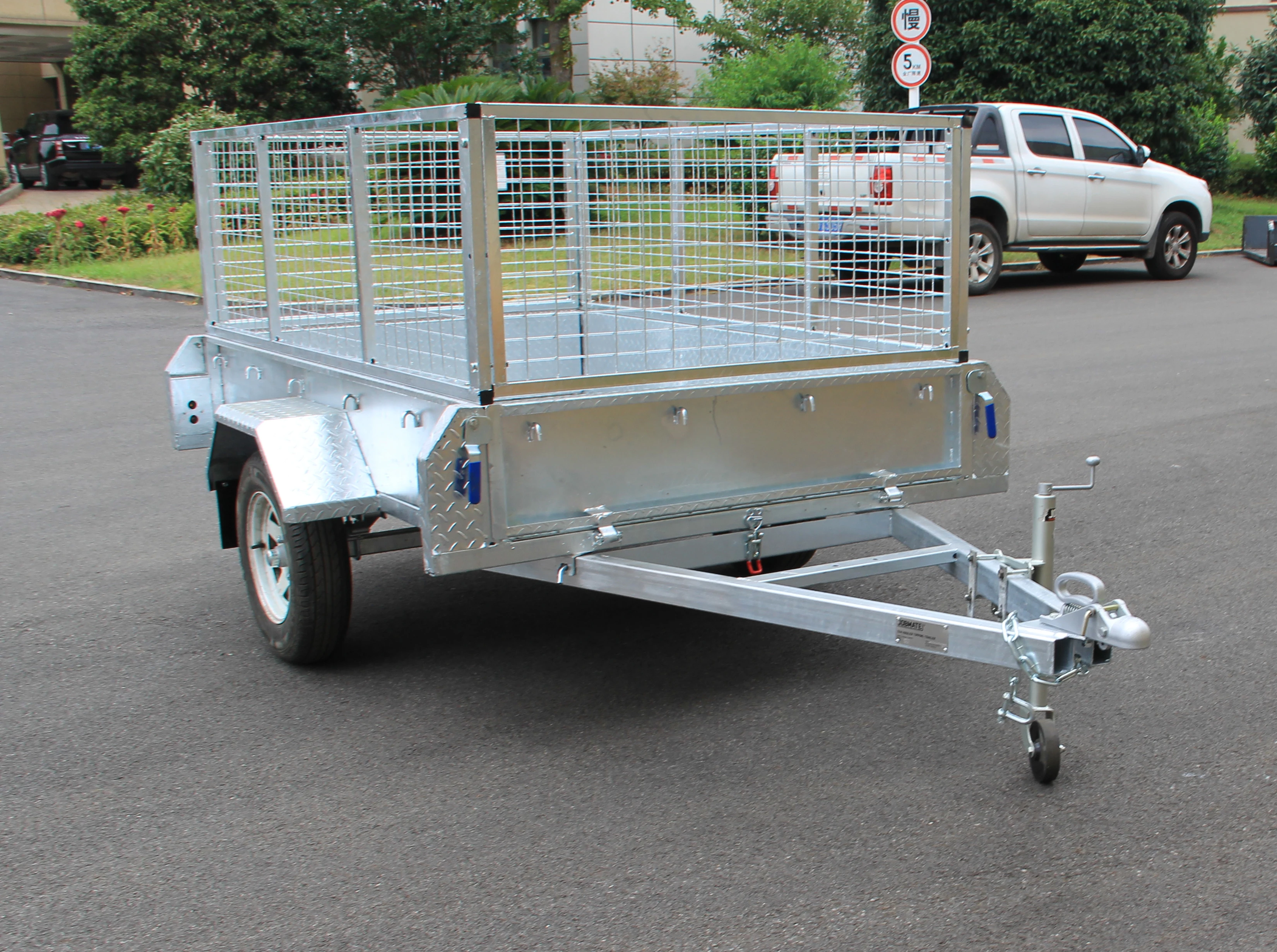Australia Market  8x5   galvanized box /farm Trailer