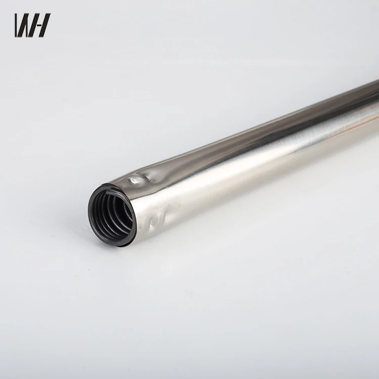 Shower Curtain Rod Set Metal With Iron Rod No Drill Ceiling Support Gold Bedroom Bathroom Accessories Polished Curtain Rod Knob