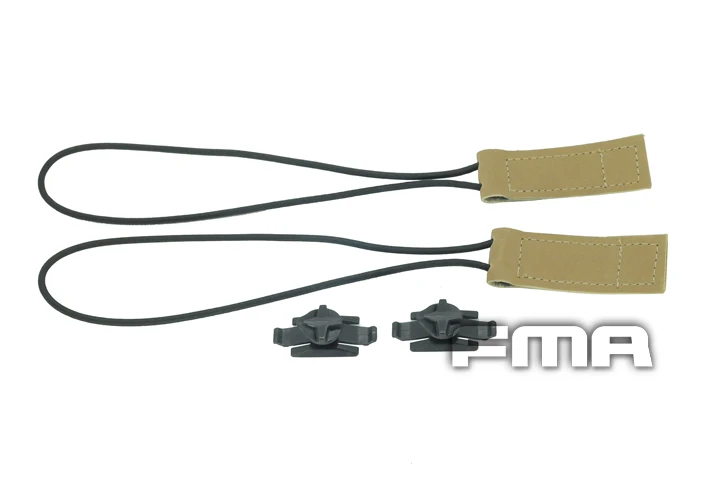 FMA Goggle Bungee Velcroes Quick Strap Kit Dust And Fog Proof Tactical Helmet Accessories Goggles Accessories TB793